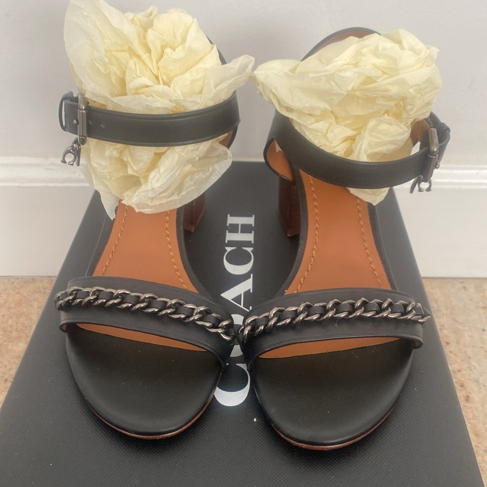 Coach Black Sandals - Picture 3 of 5